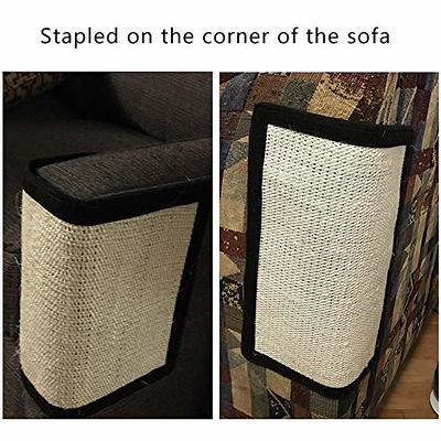 Couch Protector - Natural Sisal Furniture Protection from Cats - Corner cat  Scratcher Couch for Bed,Chair,Sofa - Easy Installation 