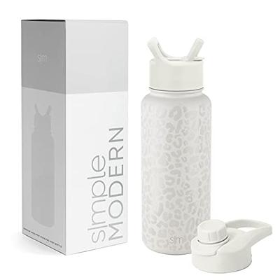 Simple Modern Water Bottle with Straw Lid Vacuum Insulated -Sunshine