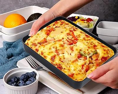 P&P CHEF 9 Inch Square Baking Pan, Square Cake Lasagna Pan, Nonstick Coated  Stainless Steel Lasagna Pan for Baking Roasting Serving, Oven Safe & Easy  Clean, Healthy & Durable - Yahoo Shopping