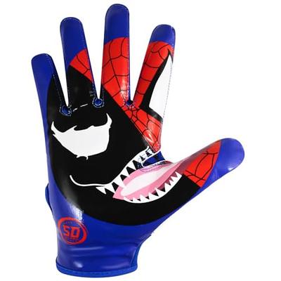 Nxtrnd G1 Pro Football Gloves, Mens & Youth Boys Sticky Receiver Gloves (Black, Youth Medium)