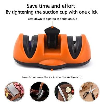 Knife Sharpener with a Suction Cup