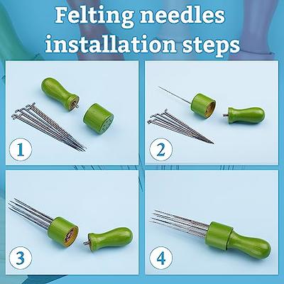 IMZAY 63PCS Needle Felting Kit, Needle Felting Tools, Wool Felting Needles  Supplies with Needles Felting Needles, Wooden Handle, Felting Needles,  Perfect for DIY Felting Wool Projects - Yahoo Shopping