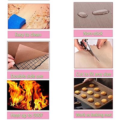 6 Pack Teflon Sheet for Heat Press Transfer Sheet Non Stick 16'' X 24"  Heat Resistant Craft Mat