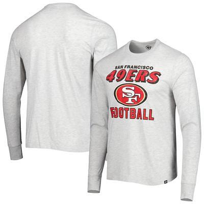 San Francisco 49ers Nike Sideline Player Performance Long Sleeve T-Shirt -  Heathered Gray/Black