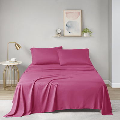 Intelligent Design Microfiber Sheet Set with Pocket, Pink, Queen