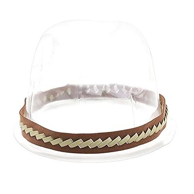 SUPERFINDINGS 3pcs 3 Style Cowboy Hat Bands with Alloy Clasp Buckle Imitation Leather Southwestern Cowboy Hat Belt Classical