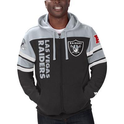 Men's Antigua White Las Vegas Raiders Victory Pullover Hoodie 