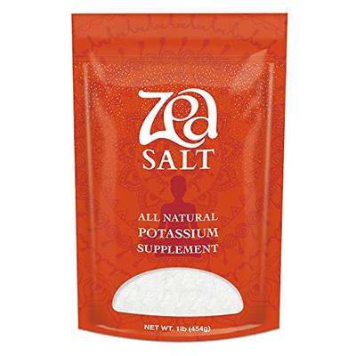 Aromasong Low Sodium Sea Salt 13 OZ. Salt Shaker 100% Natural Fine Grain  Dead Sea Potassium Chloride with Dead Sea Salt.