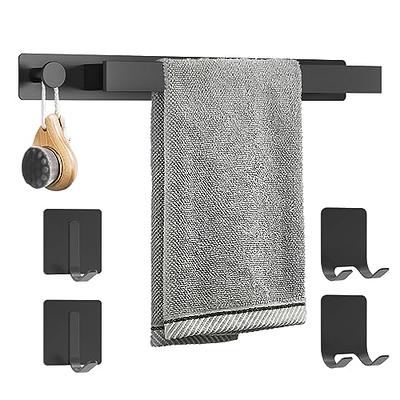 kiskick Towel Bar Self Adhesive No Drilling Hanging Towel Waterproof Toilet  Towel Rack Bathroom Accessories Pink - Yahoo Shopping
