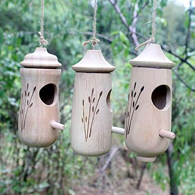 Humming Bird House for Outside Hanging Wooden Nest For Outdoor