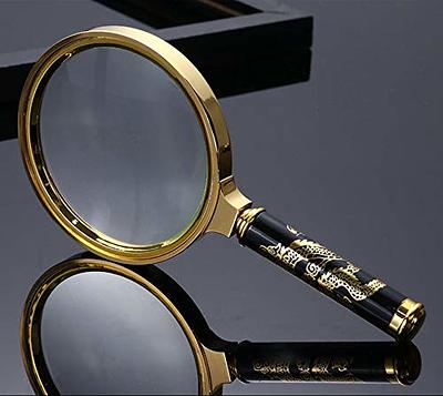 Magnifying Glass Brass Newspaper, Books Reading, Magnifier