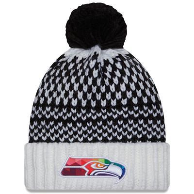 Miami Dolphins New Era 2022 Sideline Cuffed Knit Hat - Black/White