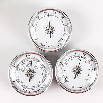 Barometers for The Home,3 in 1 Barometer Weather Station,Barometer  Thermometer Hygrometer,Indoor and Outdoor Weather Barometer,Barometers for  Home