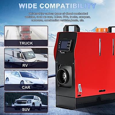 GEARZAAR Diesel Heater 8KW 12V/24V, Parking Heater with Remote Control and  LCD Display, Air Heater Fast Heating with Muffle Silencer for Campers RV  Truck Boat Bus Car Trailer Garage Home Tent 