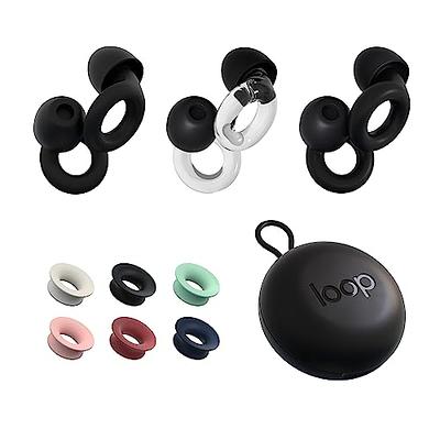 Loop Experience Ear Plugs for Concerts – High Fidelity Hearing Protection  for Noise Reduction, Motorcycles, Work & Noise Sensitivity – 8 Ear Tips in  XS, S, M, L – 18dB Noise Cancelling - Black : Health & Household 