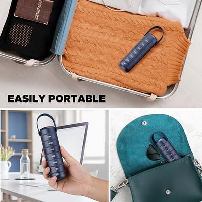 Portable Pill Case For Travel Metal Pill Organizer Waterproof Pill