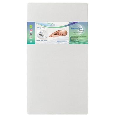 Dourxi Crib Mattress, Dual Sided Comfort Memory Foam Toddler Bed