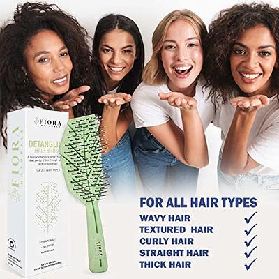 Wet Brush Thick Hair Detangling Brush, Pink - Ultra-Soft IntelliFlex  Bristles Glide Through Tangles With Ease - Pain-Free Detangler for All Hair