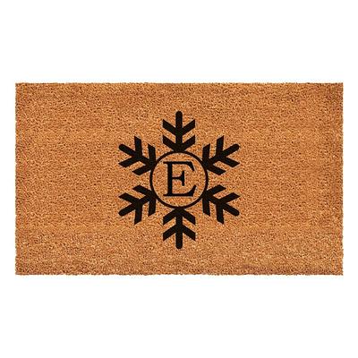 A1hc Rubber and Coir, 24 x 39 Heavy Duty Outdoor Monogrammed Doormat - Monogrammed E