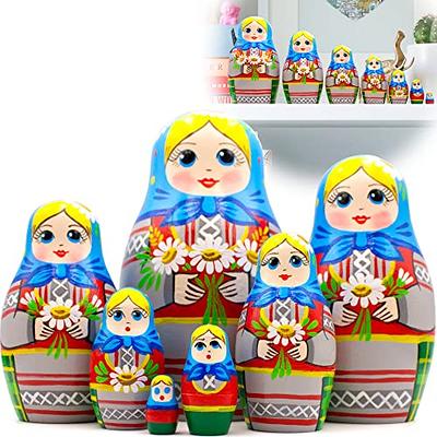 Traditional 7pcs. Wooden Matryoshka Doll