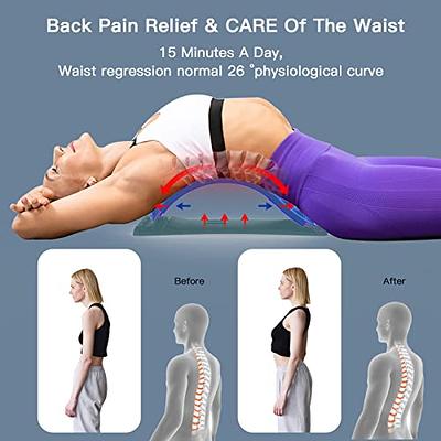 Back Stretcher, Back Pain Relief Products, 4-Level Back Cracker Spine Board  Deck