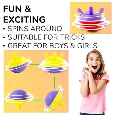 Spinning Tops for Kids - Tippy Tops Flip Upside Down Spinning Toys