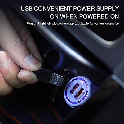 2 Pcs Mini Usb Led Light, 7 Colors Car Led Usb Interior Ambient Light Color  Change Atmosphere Lights Laptop Keyboard Light Home Office Decoration Nigh