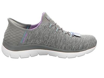 Womens Skechers Sport Slip-Ins Summits Black/White