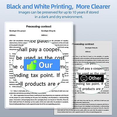 Portable Printer Wireless for Travel，Bluetooth Thermal Printer Support 8.5  X 11 US Letter &Legal, A4&A5 Thermal Paper, Inkless Printer Compatible