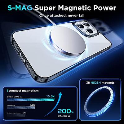 Lamicall Magnetic Case for iPhone 14 Pro/14 Pro Max [ Anti-Slip Edge ]