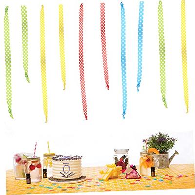 Party Ribbon Decoration- Crepe Paper- Party Supplies And Accessories  Fluorescent-8 Packs