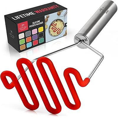 Potato Masher, Potato Masher Stainless Steel, Heavy Duty Mashed Potatoes  Masher, Professional Metal Wire Masher Kitchen Tool for Bean, avocado