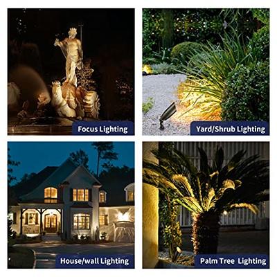 Malibu Low Voltage Landscape Lights Kit Outdoor Pathway Lighting 12V spot  Lights 10 Pack with Electrical Wire and Low Voltage Transformer for Outdoor