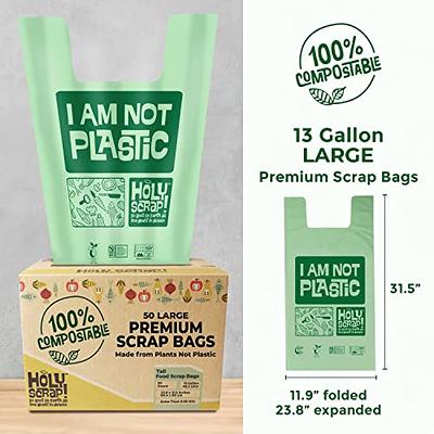 Simply Bio 3 Gal. 1 Mil. Compostable Trash Bags With Drawstring,  Heavy-duty, 50-count : Target