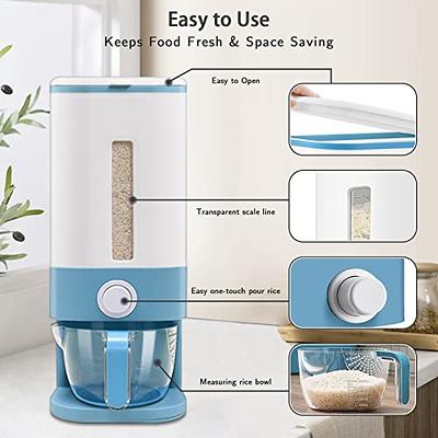 Rice Container Rice Storage Bucket With Measuring Cup Household
