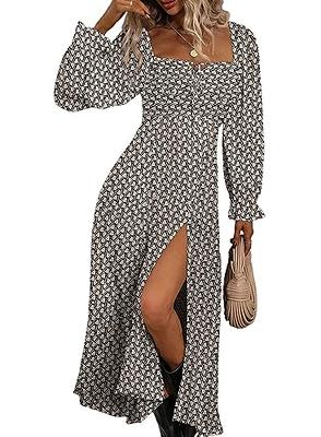 Kancystore Summer Maxi Dress for Women Petite Length Formal Casual Short  Sleeve Long Dresses with Pockets Black S at  Women's Clothing store