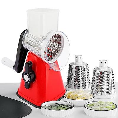 Rotary Cheese Grater, Kitchen Mandoline Vegetable Slicer