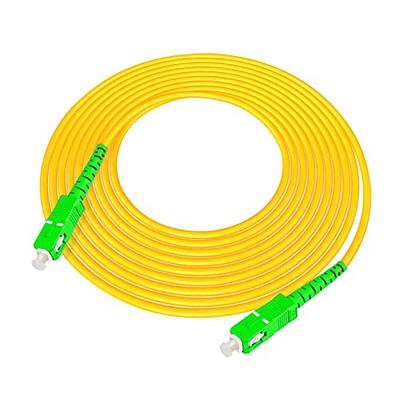 Cable fibra optica 15m Internet APC-SC 3mm