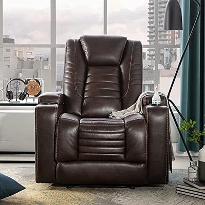 Recliner Chair Ergonomic Adjustable Single Fabric Sofa with