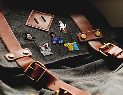 7 Pcs Outdoors Enamel Pins For Backpacks,trendy Enamel Pins