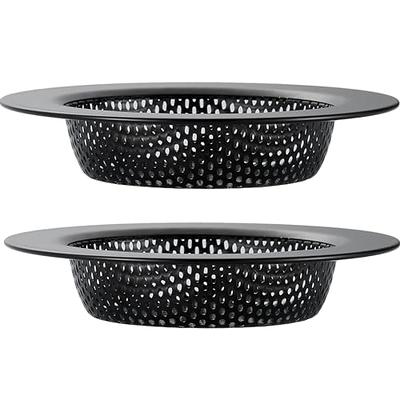 Kitchen Sink Strainer Stainless Steel, LASSHSWA Kitchen Sink Drain  Strainer, Sink Strainers for Kitchen Sinks with Large Wide Rim 4.5  Diameter (2