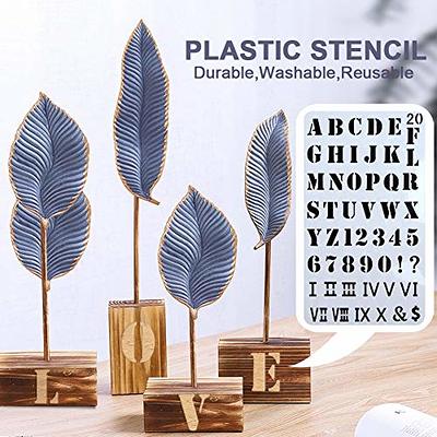 12 Pcs Wood Burning Kit,Professional Soldering Iron Tips and DIY Drawing  Template Carving Engraving Craft Tools Wood Burning Letters Wood Burning