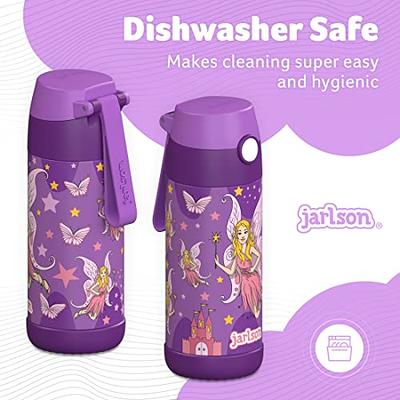 JARLSON® kids water bottle - MALI - insulated stainless steel water bottle  with chug lid - thermos - girls/boys (Fairy 'Star', 12 oz) - Yahoo Shopping