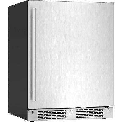 EUHOMY Beverage Refrigerator and Cooler, 126 Can Mini Fridge with Glass  Door, Sm