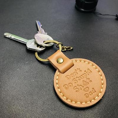 Funny Gift for Your Kids. Don't Do Stupid Shit Love Mom, Gift From Mom,  Gift for Teenagers, 1st Car Key Chain, Drivers License Gift for Son