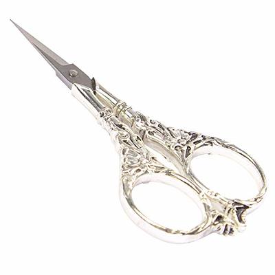 Scissors Set With Leather Sheaths For Sewing Crafting, Art Work