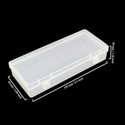 SATINIOR 24 Packs Small Clear Plastic Beads Storage Containers Box with  Hinged Lid for Storage of Small Items, Crafts, Jewelry, Hardware(2.9 x 2.9  x 1 Inches) - Yahoo Shopping