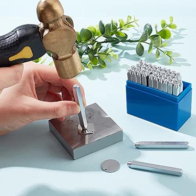 Steel Dye Metal Stamping kit Punch Tool Number Letter Alphabet DIY Stamps  Tools