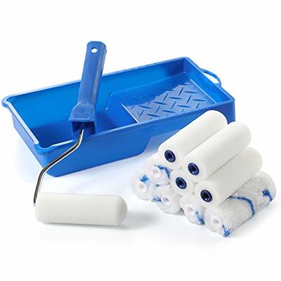 Paint Roller,4-Inch Foam Paint Roller, 4 Mini Paint Roller Kit