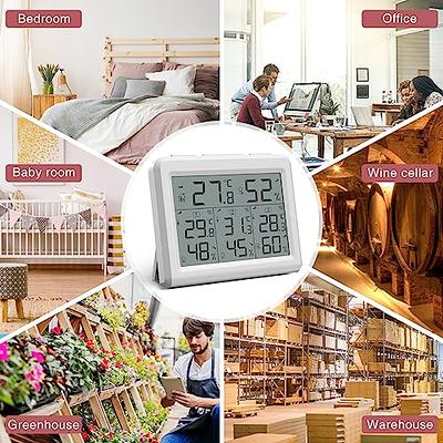 LOFICOPER Digital Indoor Outdoor Thermometer, Wireless Humidity Temperature  Meter, Temperature Humidity Gauge with 3 Sensors, MAX/MIN Record,  Comfort/Trend Indicator for Home, Office, Hotel - Yahoo Shopping